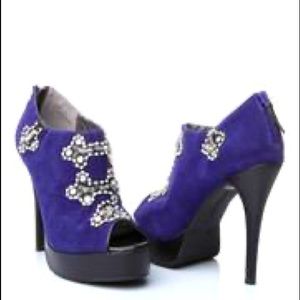 Dollhouse Jewella Peep Toe Booties